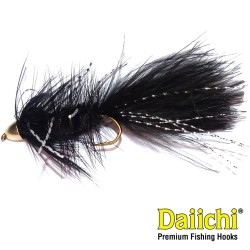 Woolly Bugger Black Rubber Legs CH | Streamer| Pesca Mosca