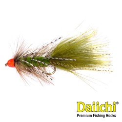 Woolly Bugger Olive CH Orange UV | Streamer| Pesca Mosca