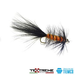 Woolly Bugger Black And Orange BH | Streamer| Pesca Mosca