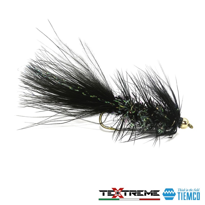 Krystal Woolly Bugger Black BH | Streamer| Pesca Mosca | Fly Fishing Krystal Woolly Bugger Black BH | Streamer| Pesca Mosca | Fly Fishing