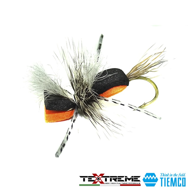 Hippie Stomper Orange| Seca Terrestre | Pesca Mosca | Fly Fishing