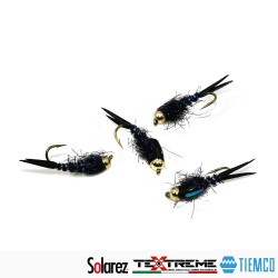 Ice Hare's Ear Black Tungsteno | Ninfa | Pesca con Mosca | Fly Fishing