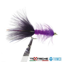 Woolly Bugger Black And Purple BH | Streamer| Pesca Mosca