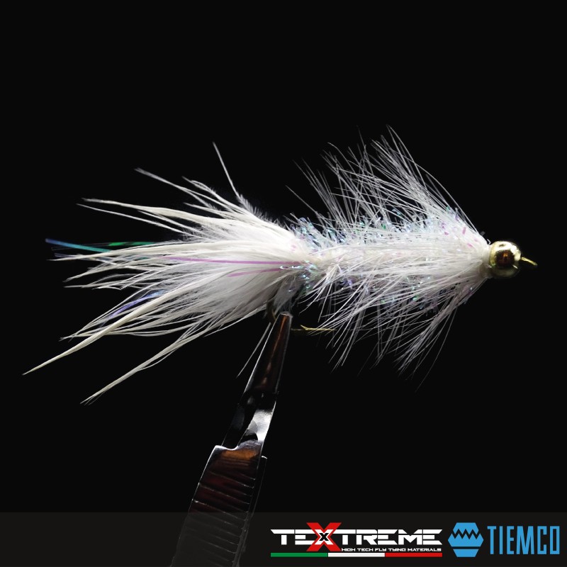 Woolly Bugger Krystal White BH | Streamer| Pesca Mosca | Fly Fishing Woolly Bugger Krystal White BH | Streamer| Pesca Mosca | Fly Fishing